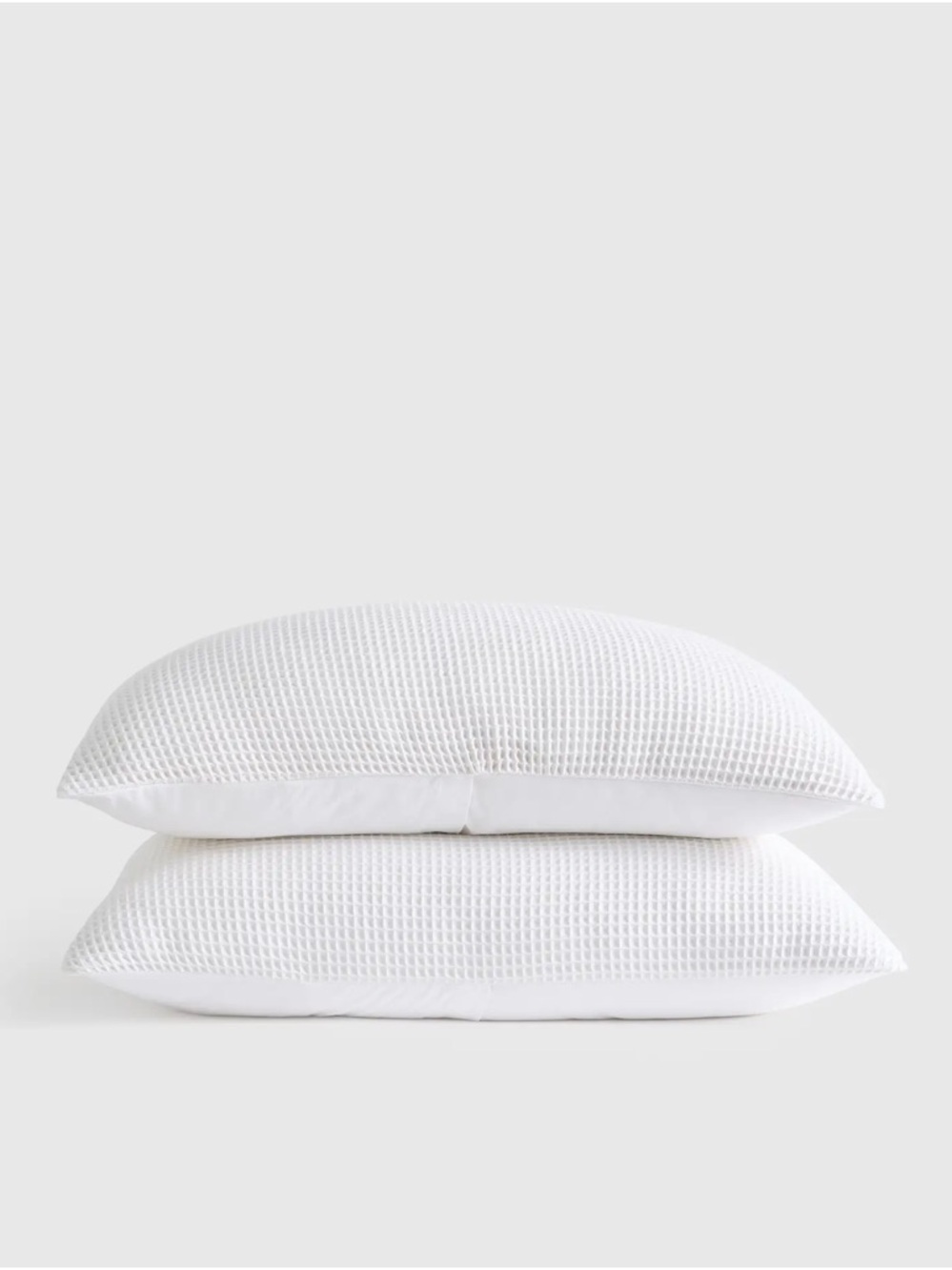 NEW 100% Organic Cotton Waffle Sham Set from Quince in White